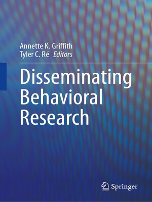 cover image of Disseminating Behavioral Research